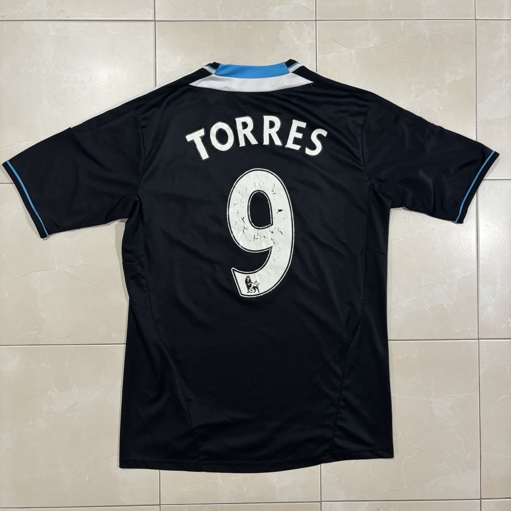 Fernando Torres Chelsea Jersey Samsung #9 Football Adidas World Cup Men's M Flaw